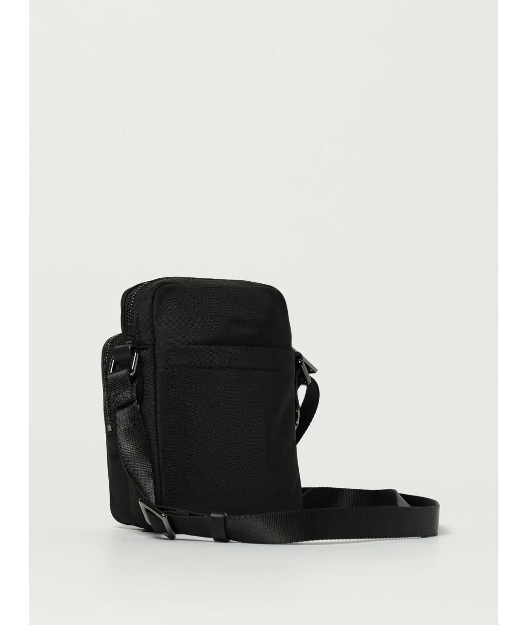 DSQUARED2 Черная синтетическая сумка на плечо, фото 2