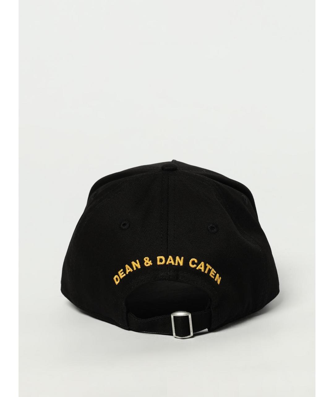 DSQUARED2 Черная хлопковая кепка/бейсболка, фото 3