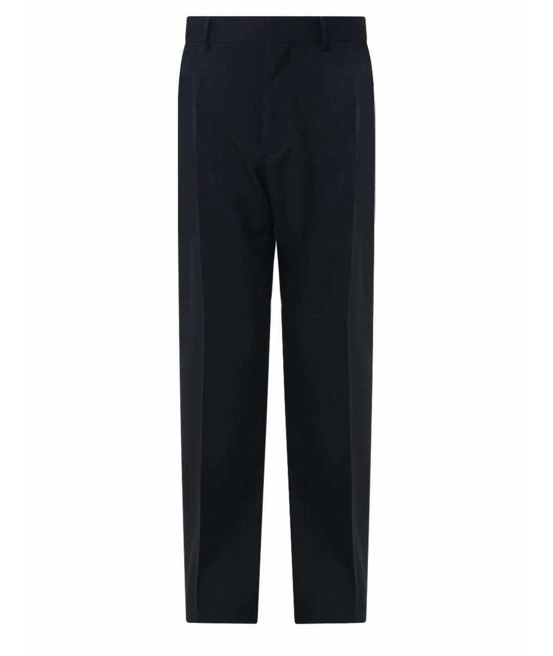 DSQUARED2 Черные шерстяные повседневные брюки, фото 1