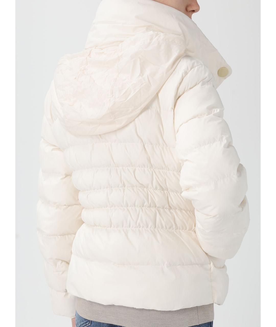 ARMANI EXCHANGE Бежевый полиамидовый пуховик, фото 5