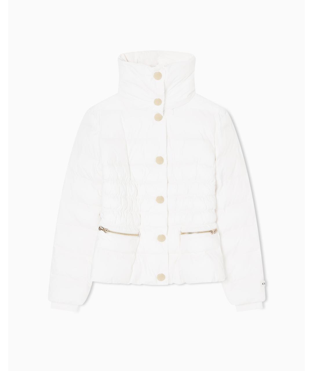 ARMANI EXCHANGE Бежевый полиамидовый пуховик, фото 1