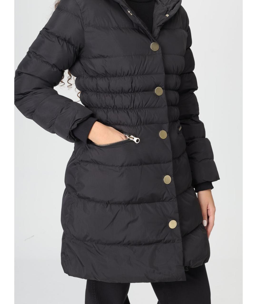 ARMANI EXCHANGE Черный полиамидовый пуховик, фото 4