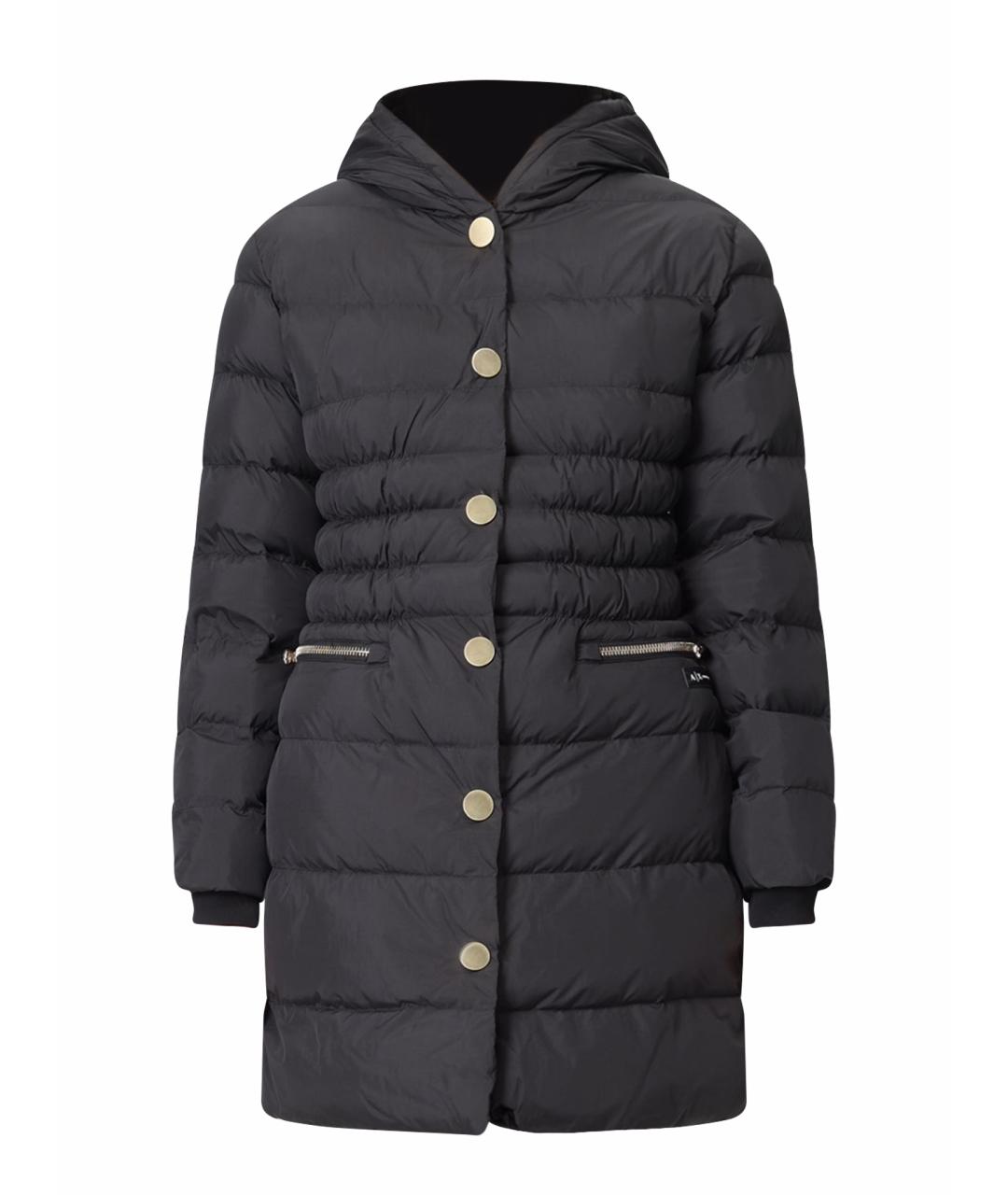 ARMANI EXCHANGE Черный полиамидовый пуховик, фото 1