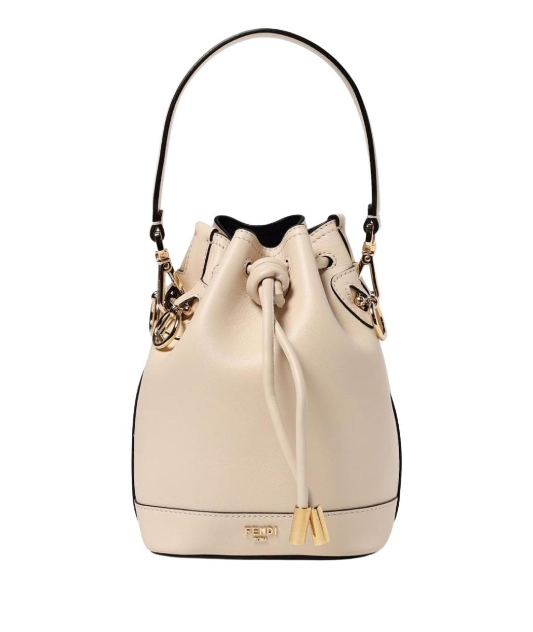 FENDI Розовая кожаная сумка через плечо, фото 1