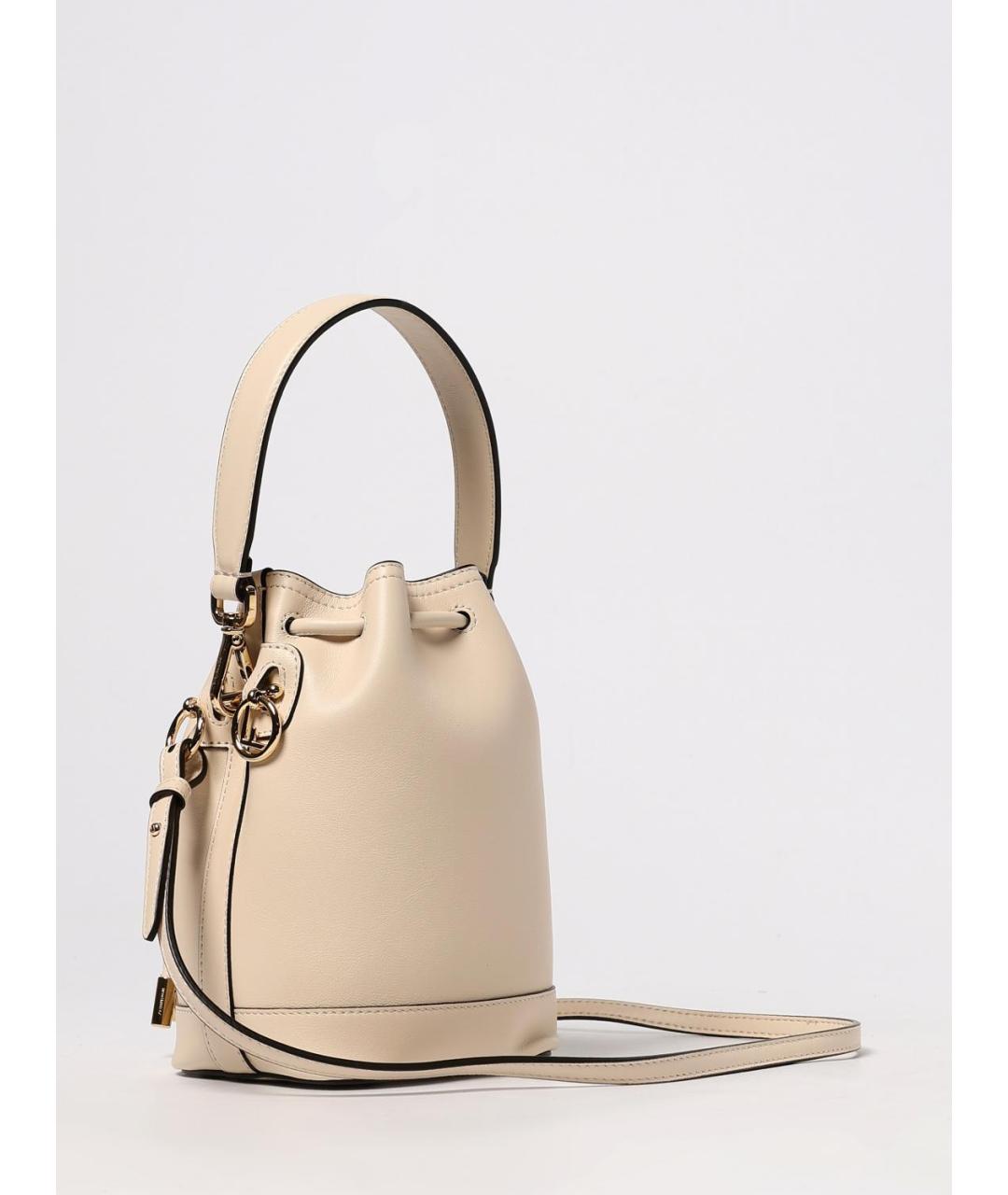 FENDI Розовая кожаная сумка через плечо, фото 3