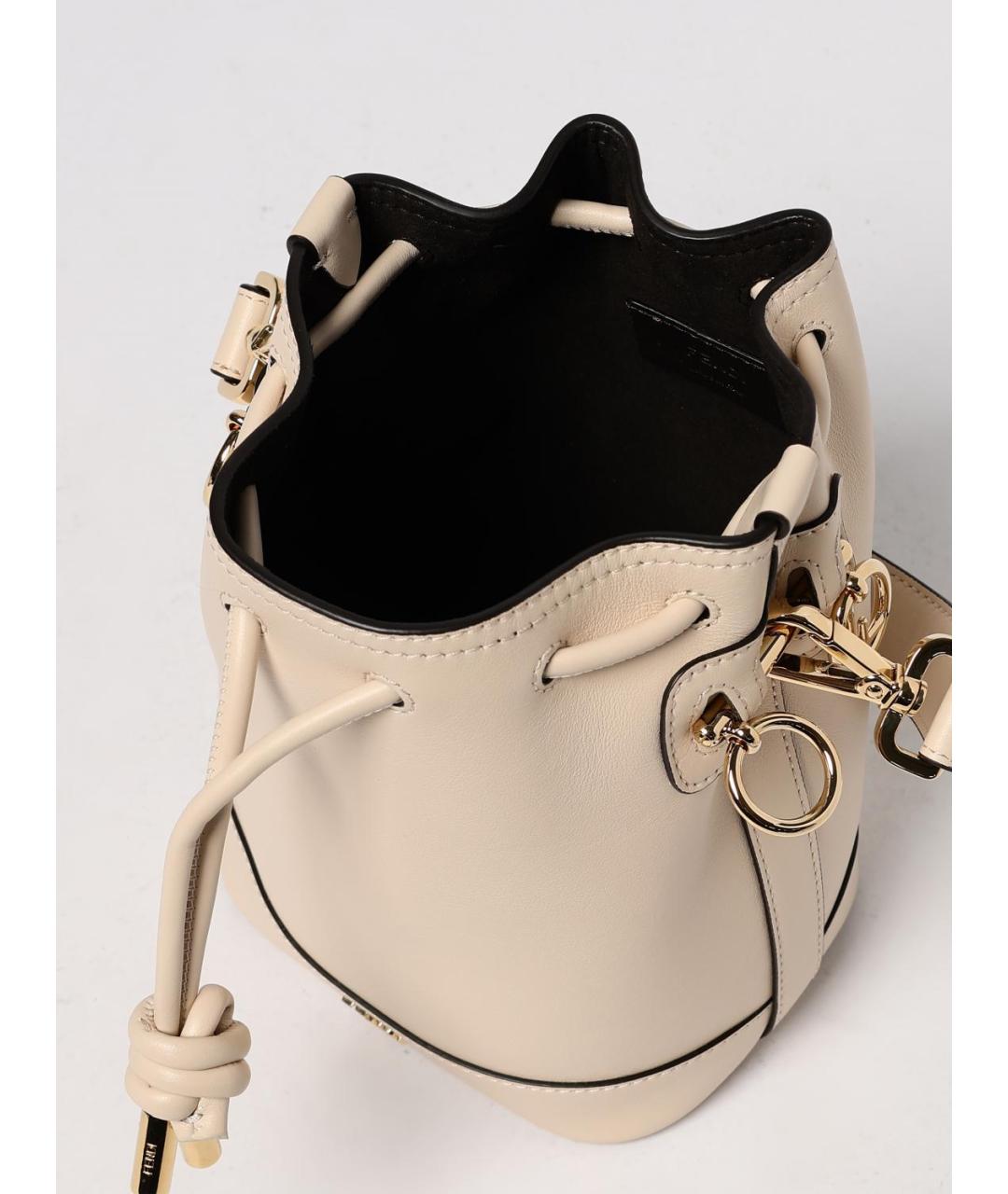 FENDI Розовая кожаная сумка через плечо, фото 5