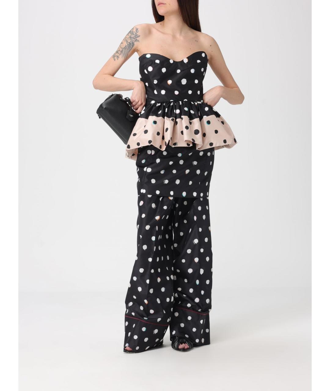 FENDI Черная кожаная сумка через плечо, фото 2