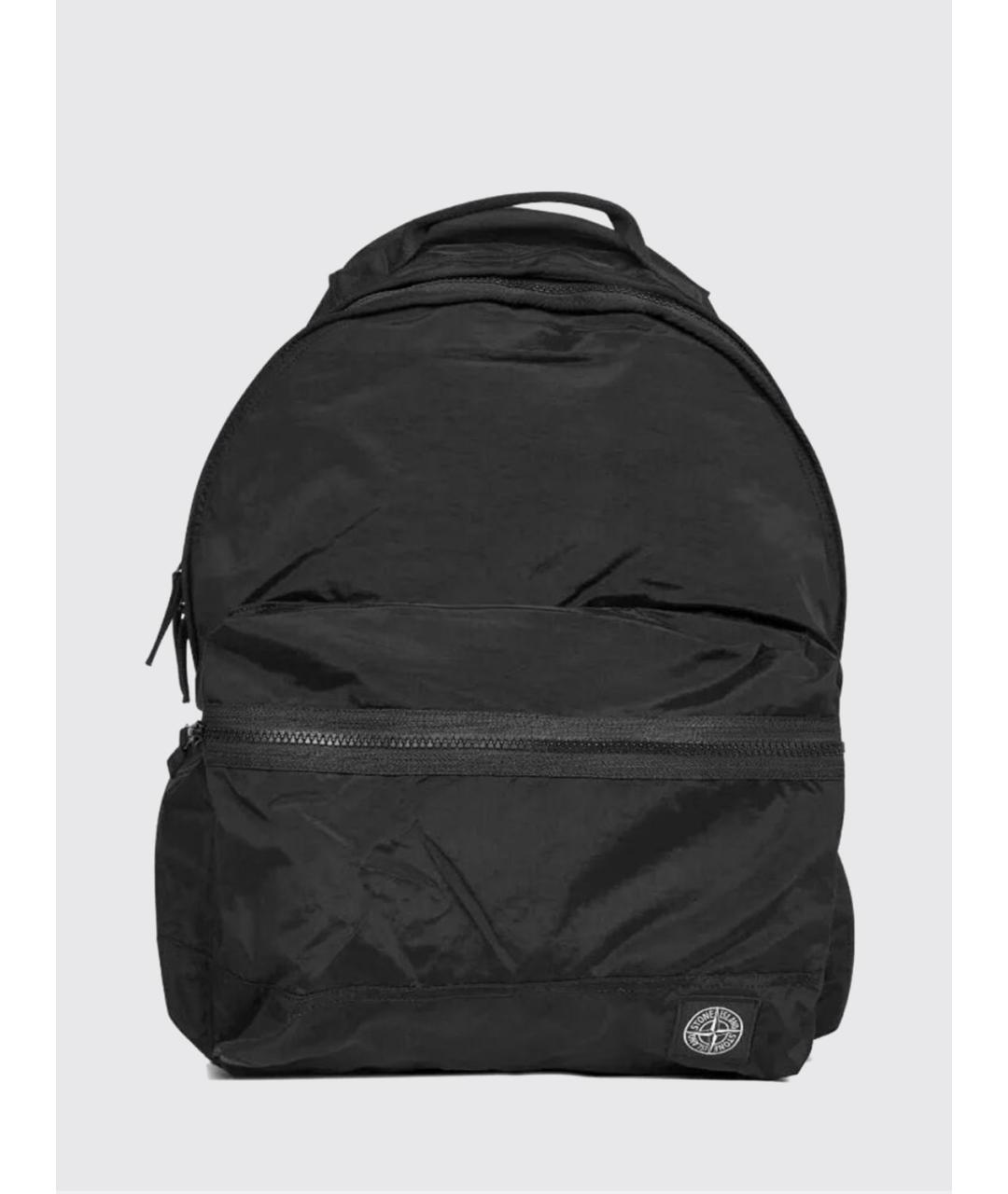 STONE ISLAND Черный рюкзак, фото 5