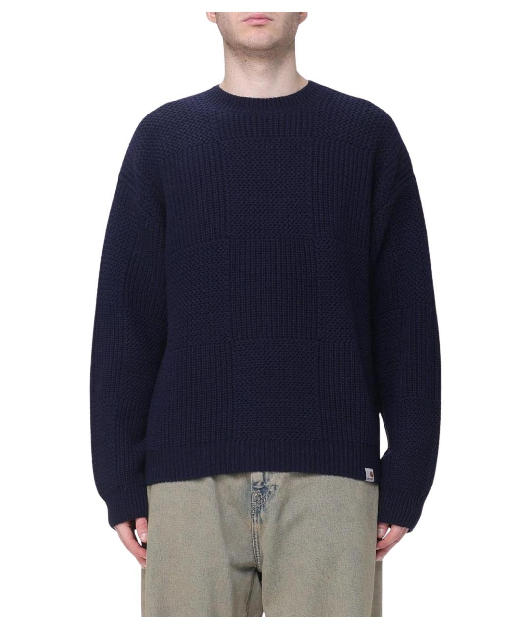 CARHARTT WIP Синий шерстяной джемпер / свитер, фото 1