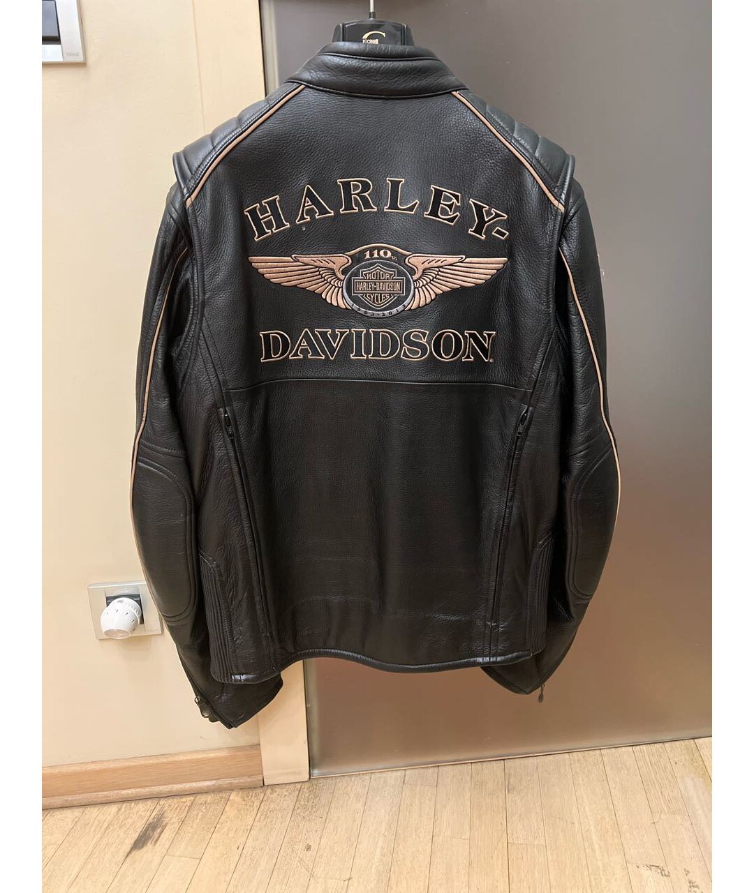 Harley Davidson Черная кожаная куртка, фото 2