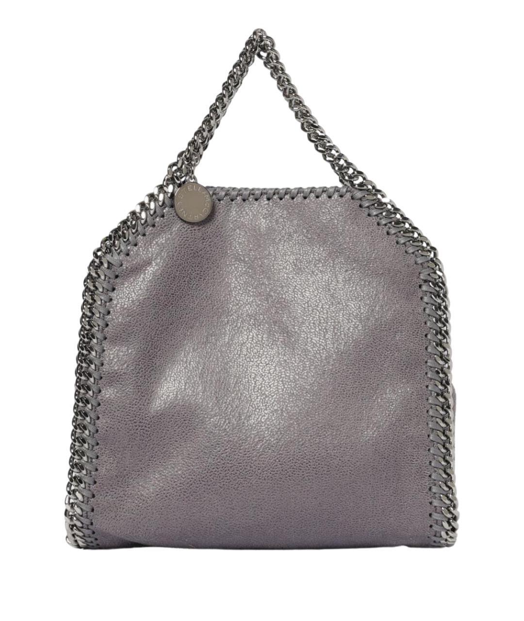 STELLA MCCARTNEY Серая тканевая сумка тоут, фото 1