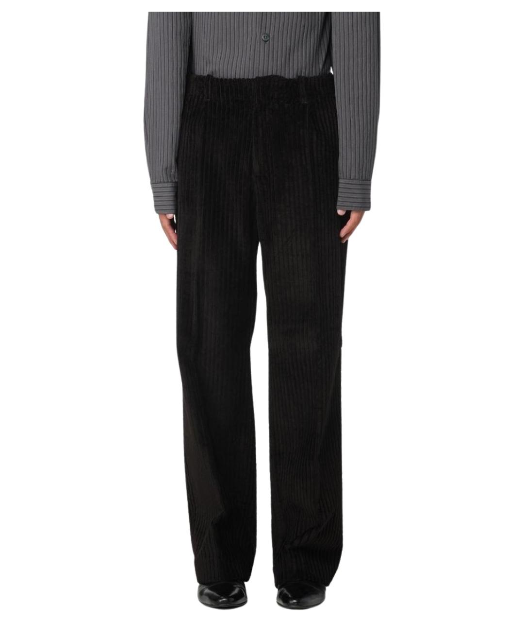 OUR LEGACY Коричневые хлопковые повседневные брюки, фото 1