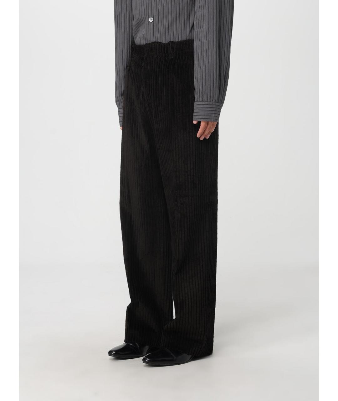 OUR LEGACY Коричневые хлопковые повседневные брюки, фото 4