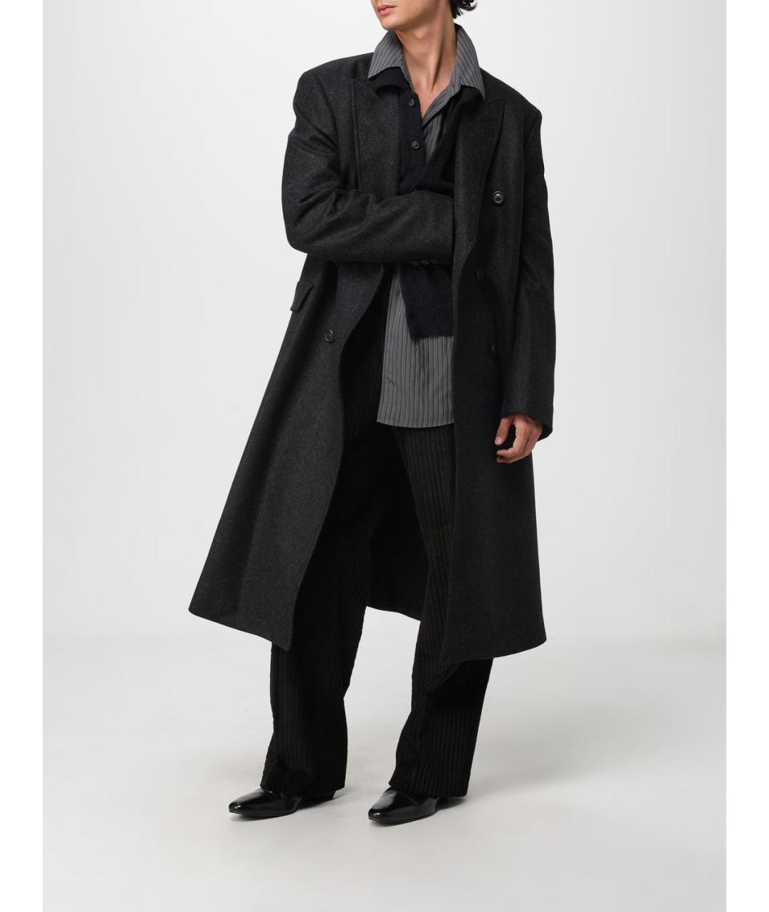 OUR LEGACY Коричневые хлопковые повседневные брюки, фото 2