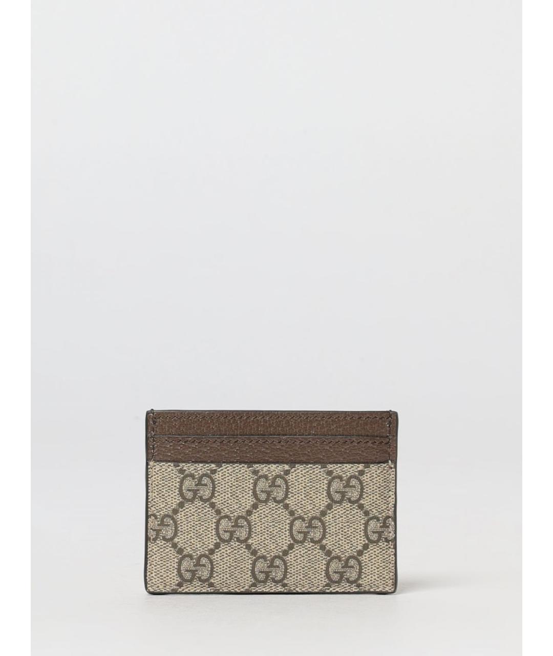 GUCCI Бежевый полиуретановый кошелек, фото 2