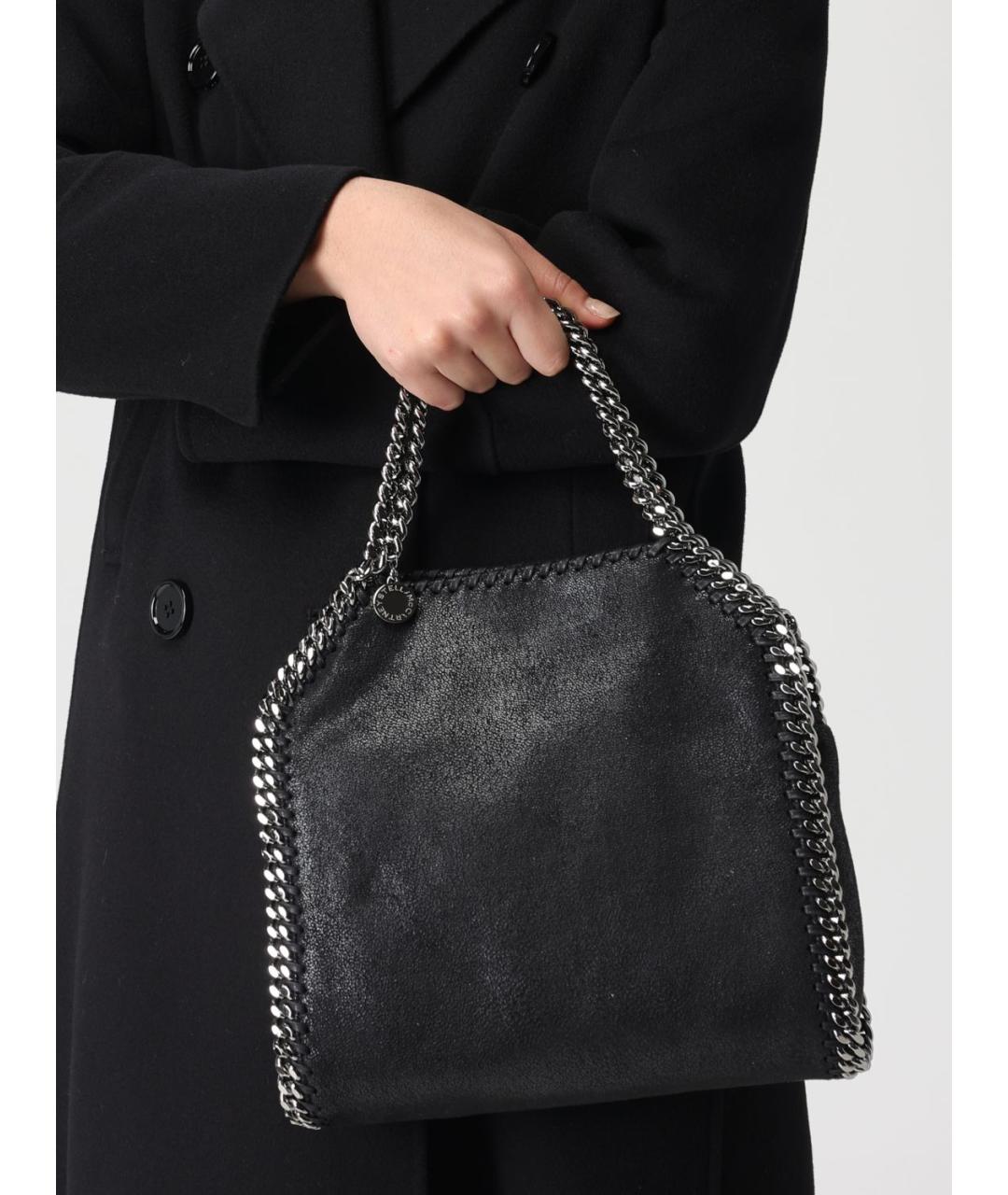 STELLA MCCARTNEY Черная сумка тоут из искусственной кожи, фото 2