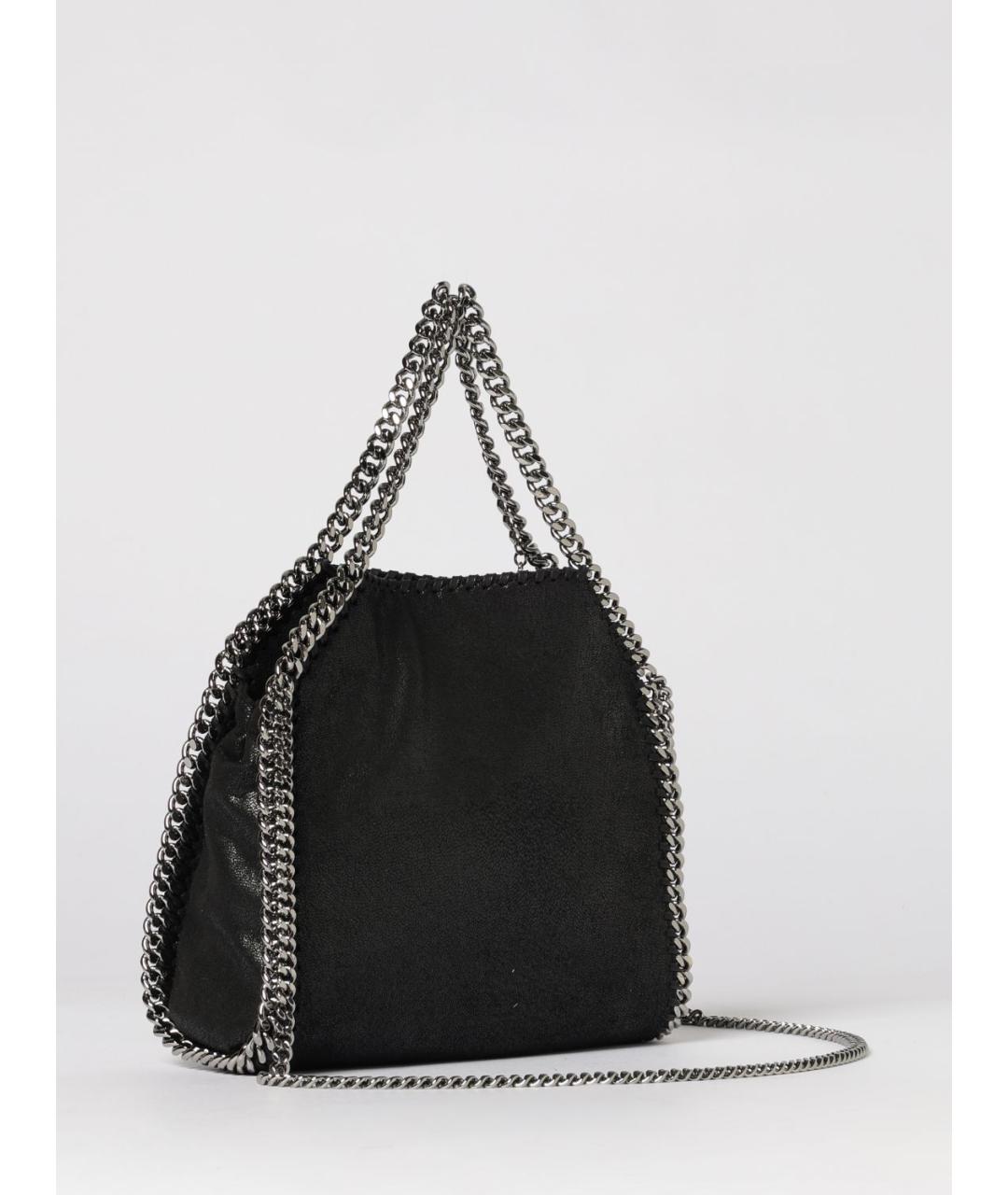 STELLA MCCARTNEY Черная сумка тоут из искусственной кожи, фото 3