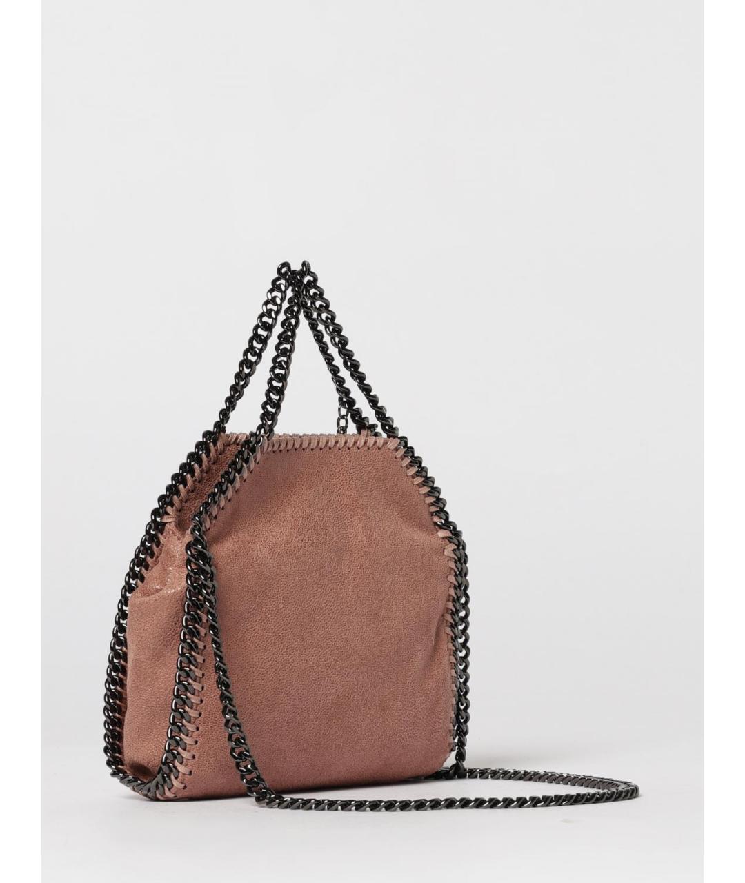 STELLA MCCARTNEY Бежевая синтетическая сумка тоут, фото 3