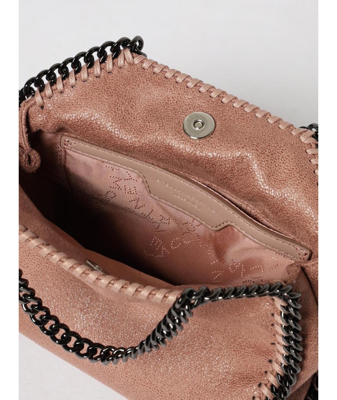 STELLA MCCARTNEY Бежевая синтетическая сумка тоут, фото 5