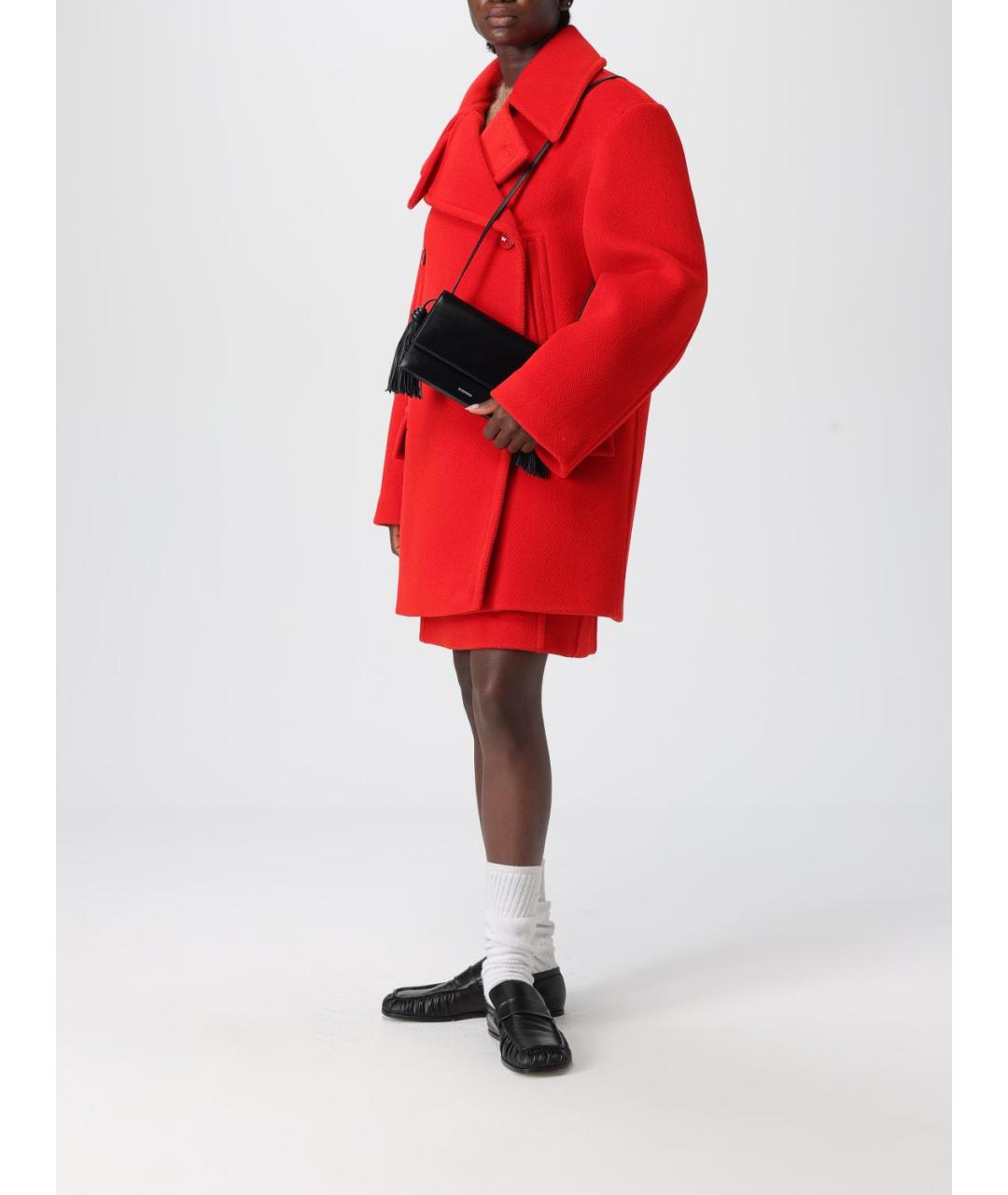 JIL SANDER Черная кожаная сумка через плечо, фото 2