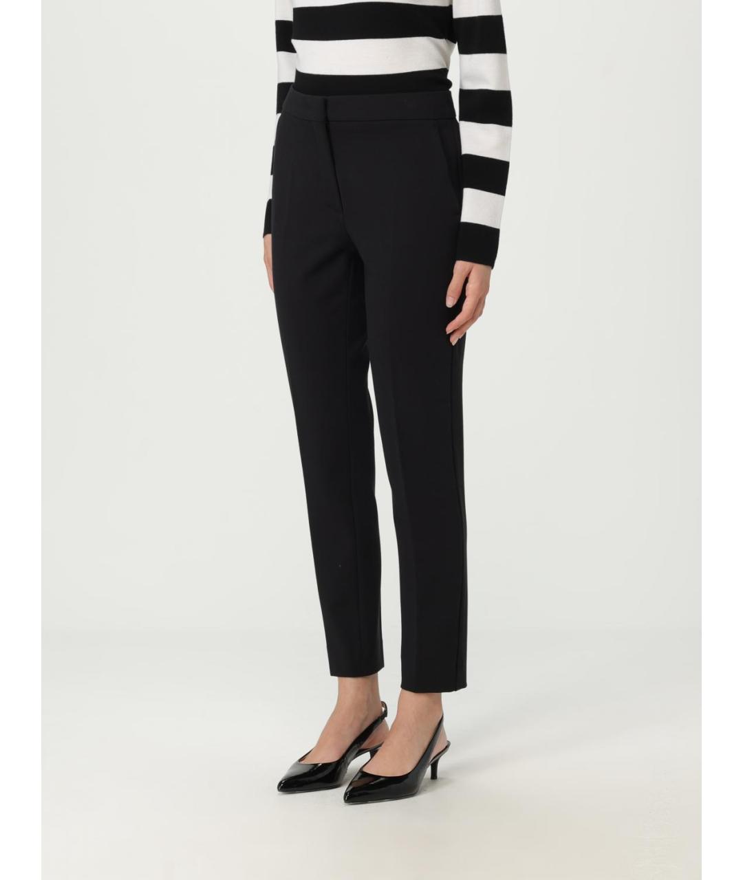 MAX MARA Черные брюки узкие, фото 4
