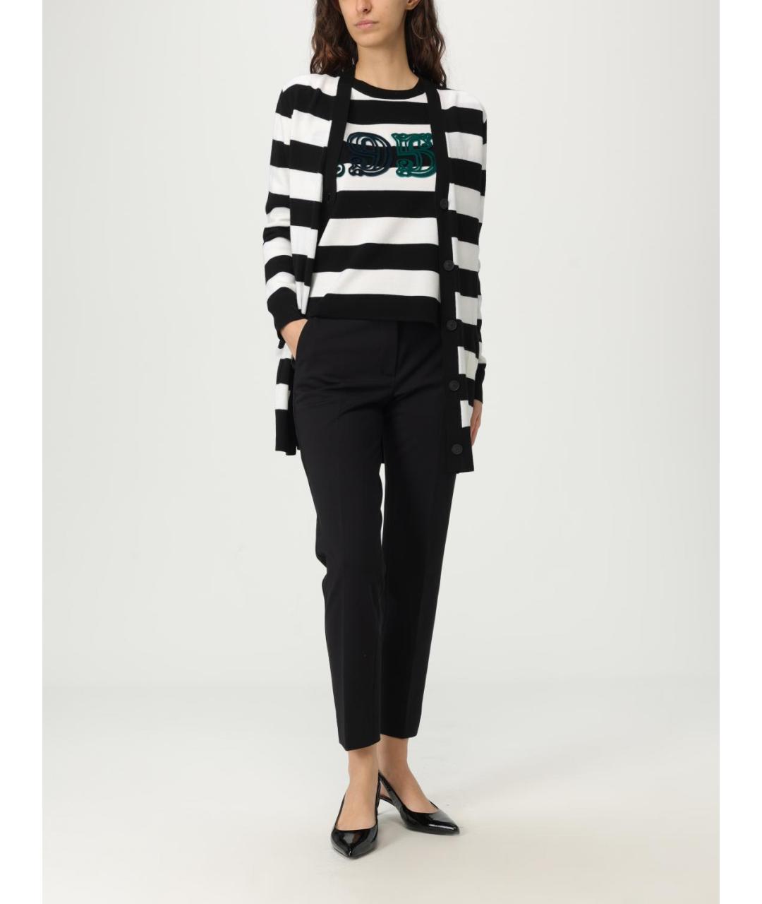 MAX MARA Черные брюки узкие, фото 2