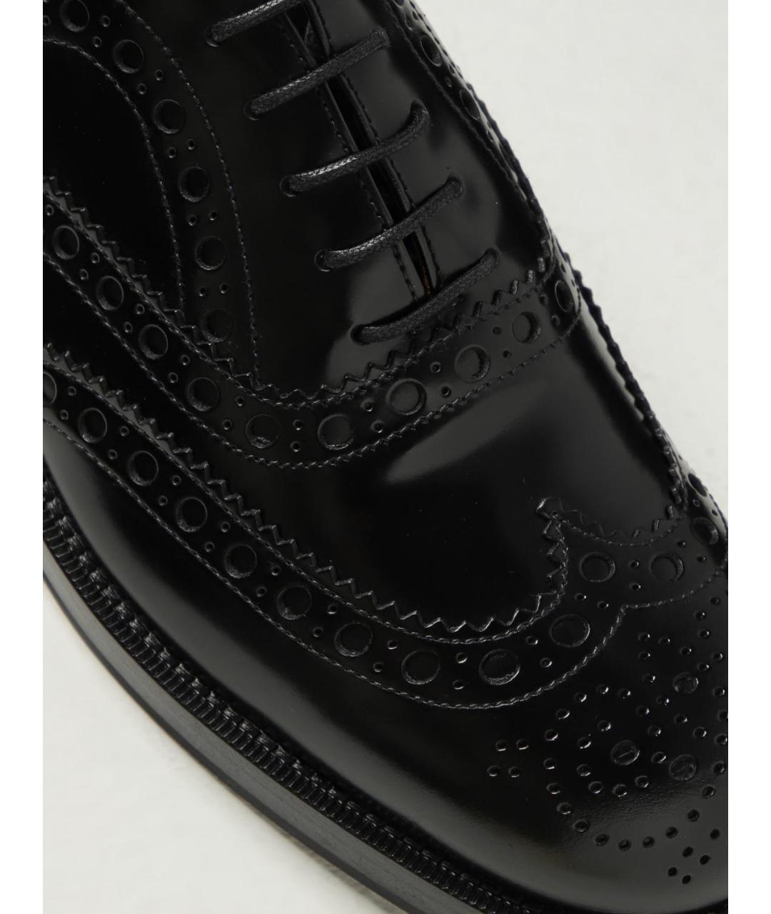 CHURCH'S Черные кожаные туфли, фото 4