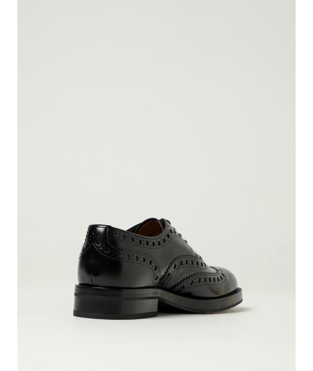 CHURCH'S Черные кожаные туфли, фото 3