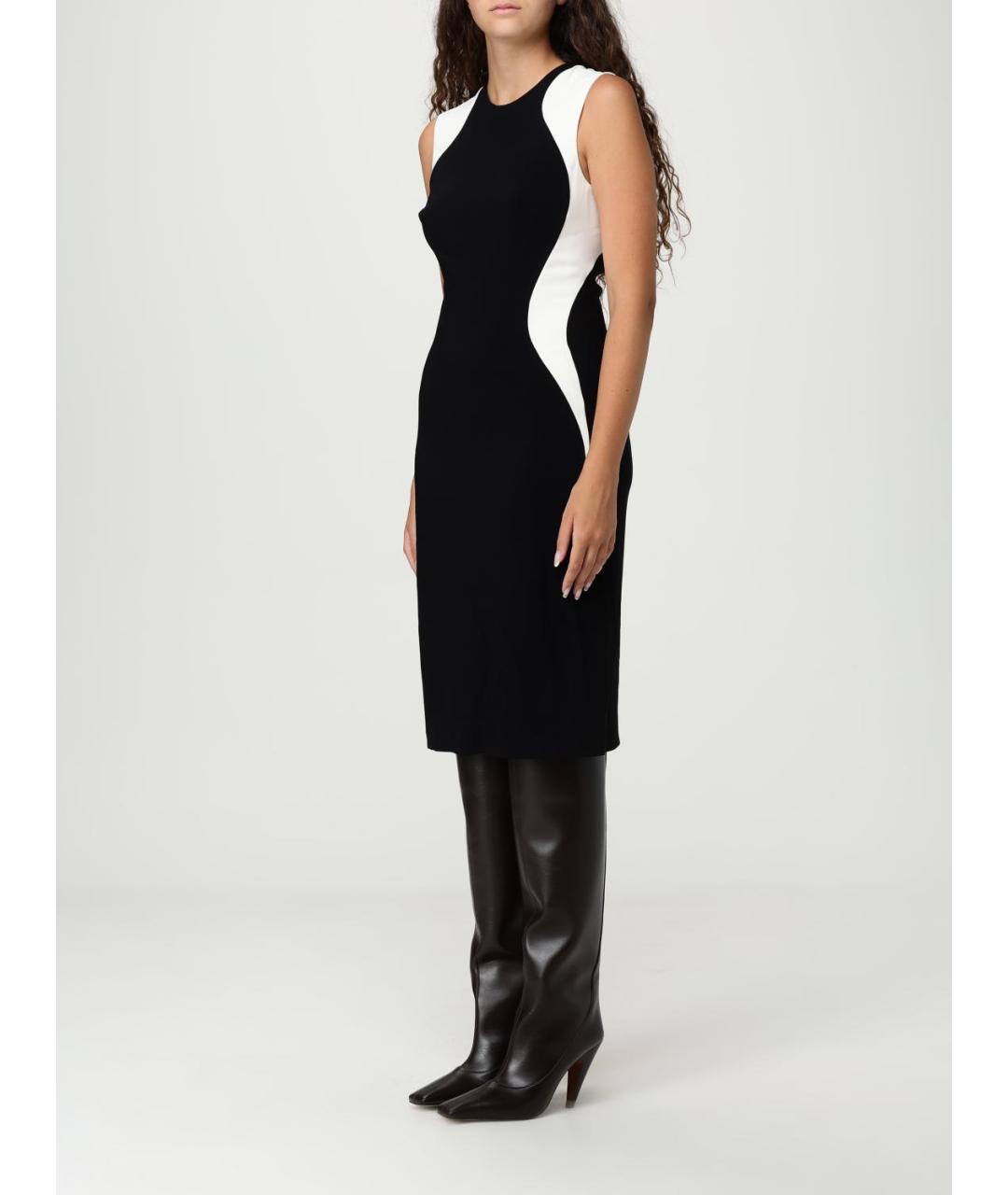 STELLA MCCARTNEY Черное вискозное повседневное платье, фото 4