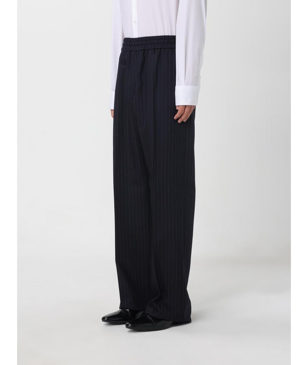 GOLDEN GOOSE DELUXE BRAND Синие хлопковые повседневные брюки, фото 4