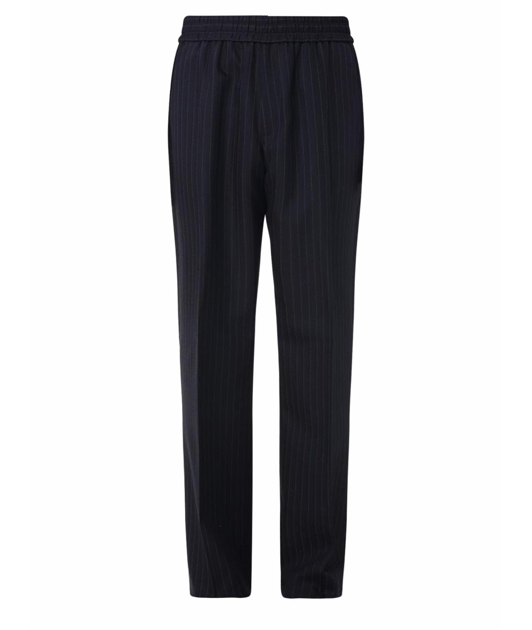 GOLDEN GOOSE DELUXE BRAND Синие хлопковые повседневные брюки, фото 1