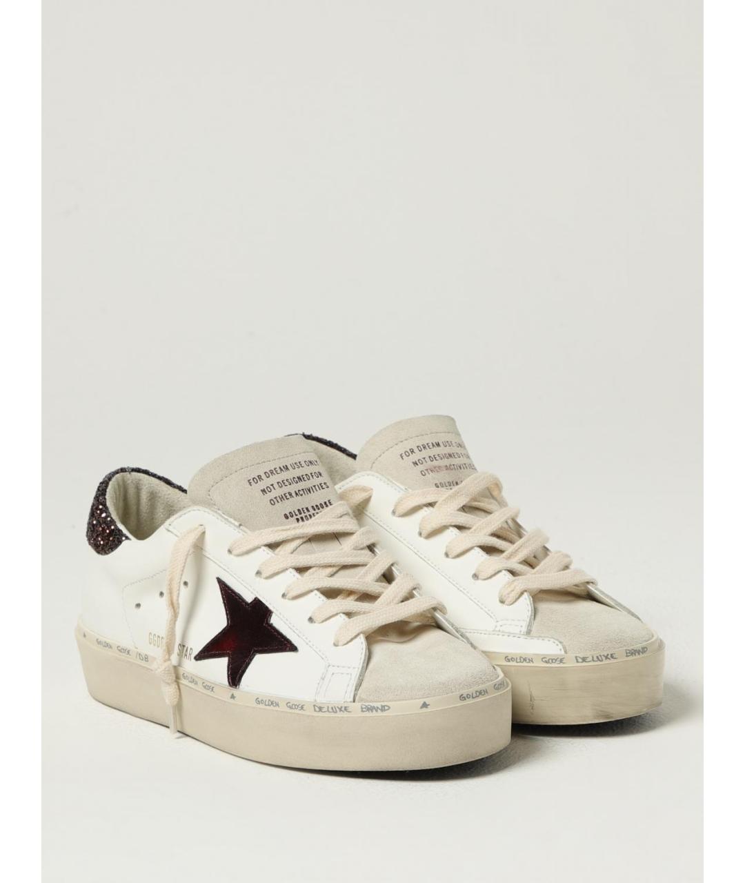 GOLDEN GOOSE DELUXE BRAND Белые кожаные кеды, фото 2