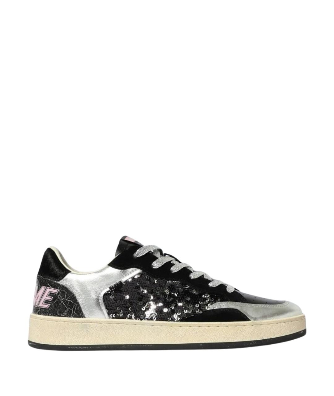 CRIME LONDON Черные кожаные кеды, фото 1