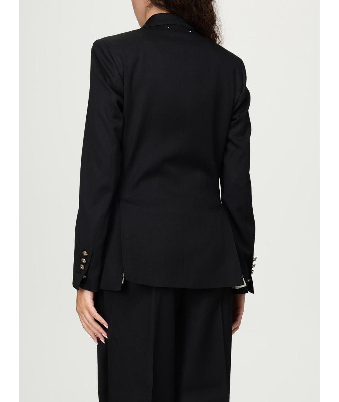 GOLDEN GOOSE DELUXE BRAND Черный шерстяной жакет/пиджак, фото 3