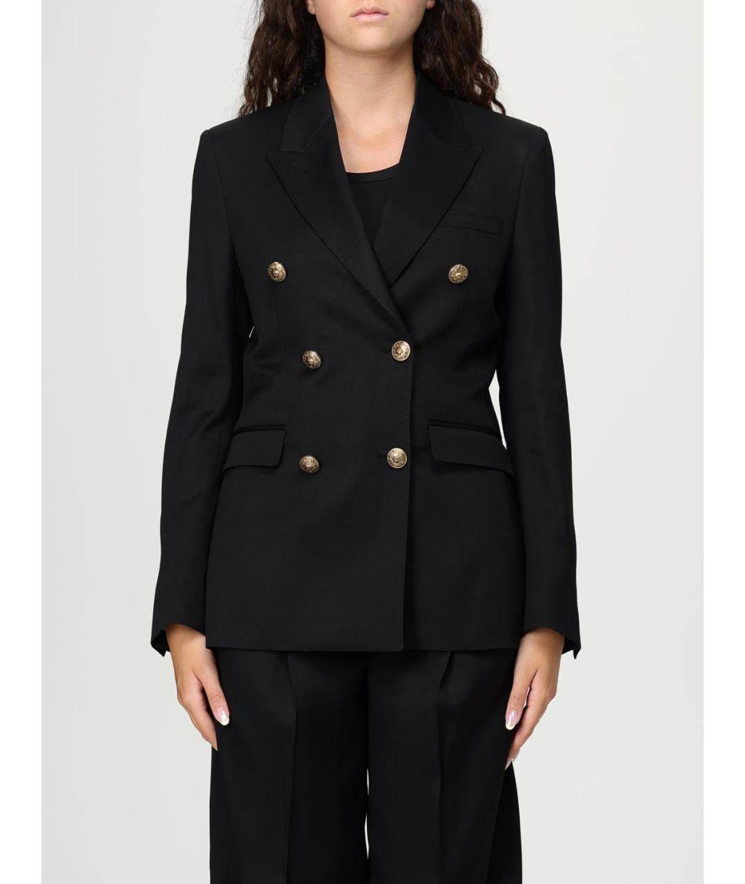 GOLDEN GOOSE DELUXE BRAND Черный шерстяной жакет/пиджак, фото 6