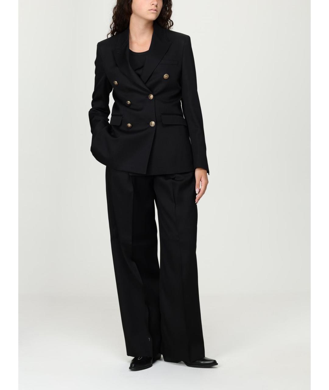 GOLDEN GOOSE DELUXE BRAND Черный шерстяной жакет/пиджак, фото 2