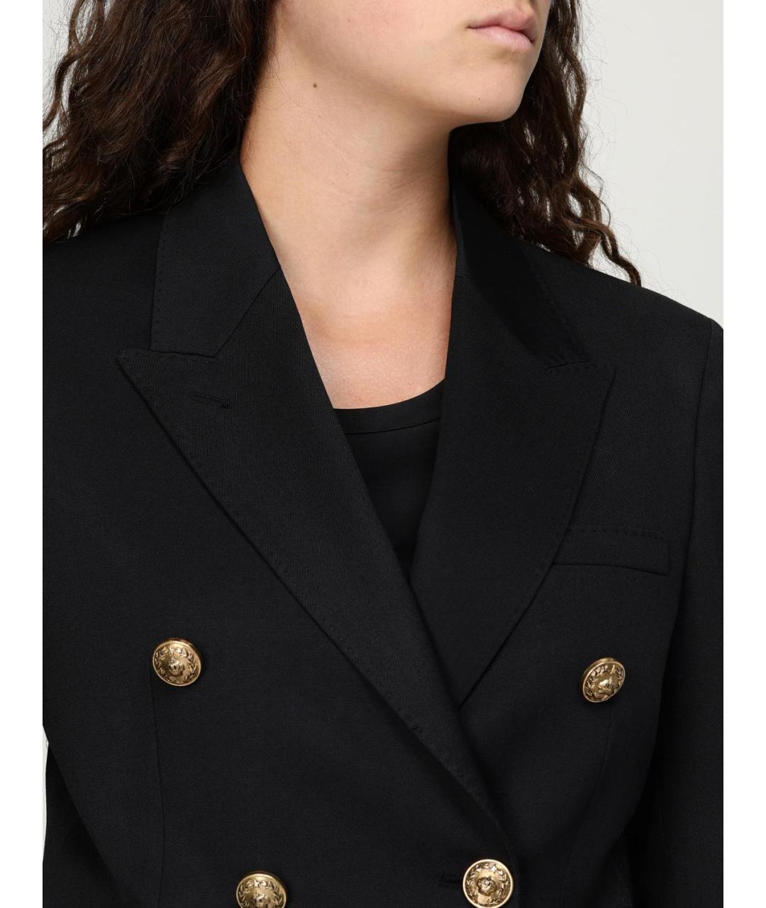 GOLDEN GOOSE DELUXE BRAND Черный шерстяной жакет/пиджак, фото 5