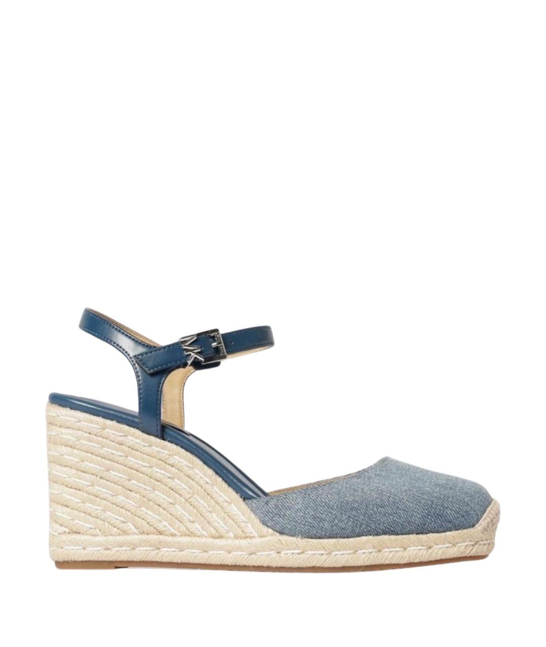 MICHAEL KORS Синие текстильные эспадрильи, фото 1