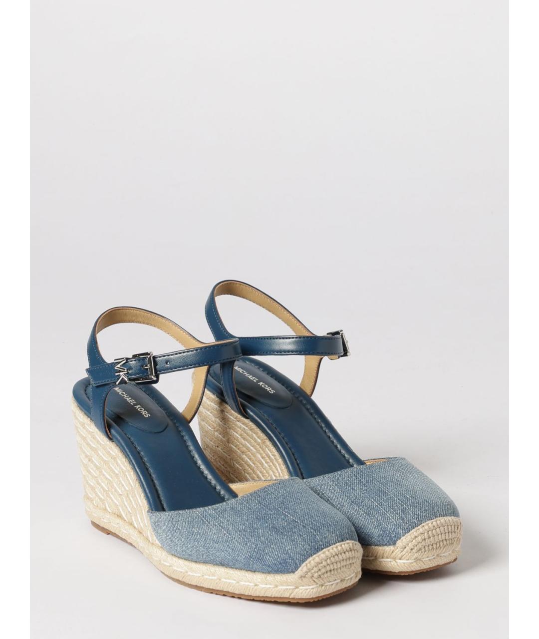 MICHAEL KORS Синие текстильные эспадрильи, фото 2