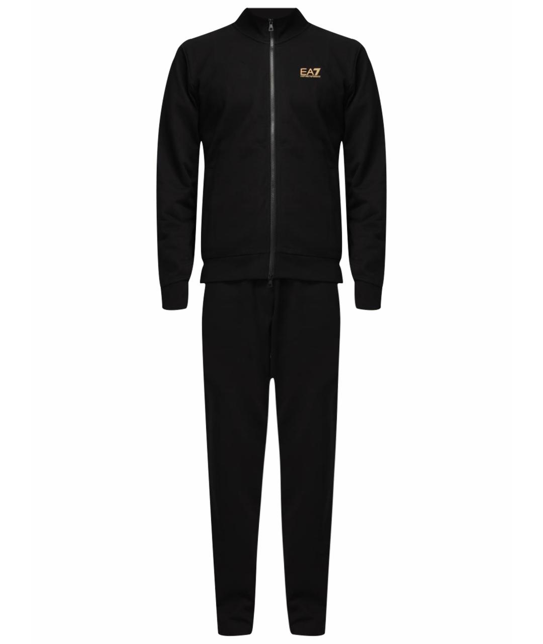 EA7 Черный повседневный костюм, фото 1