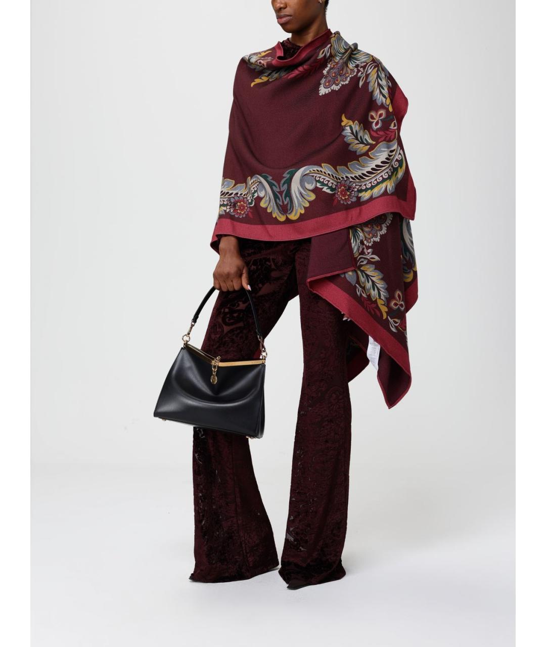 ETRO Черная кожаная сумка через плечо, фото 2