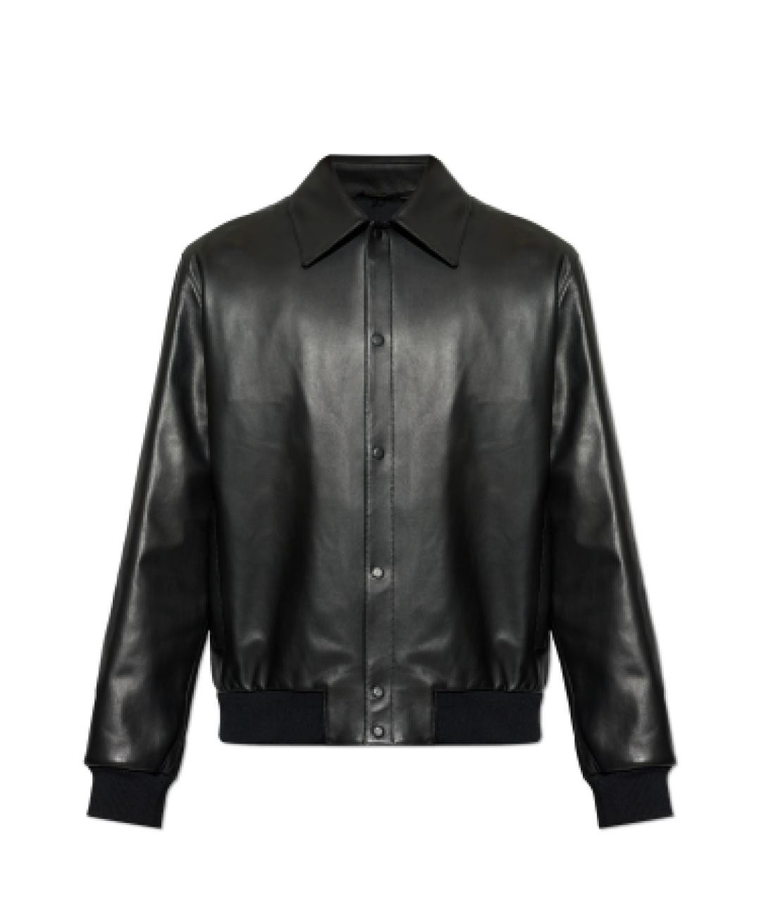 FENDI Черная кожаная куртка, фото 1