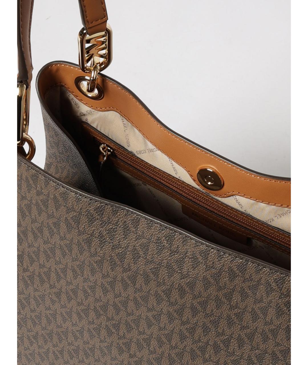 MICHAEL KORS Коричневая сумка через плечо, фото 3