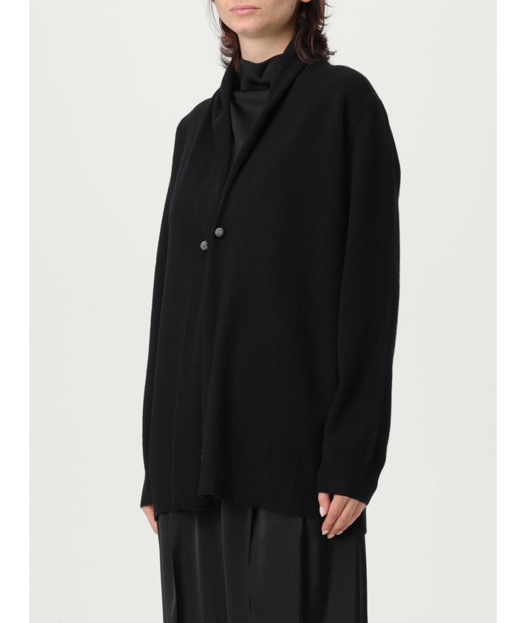 FABIANA FILIPPI Черный шерстяной кардиган, фото 3