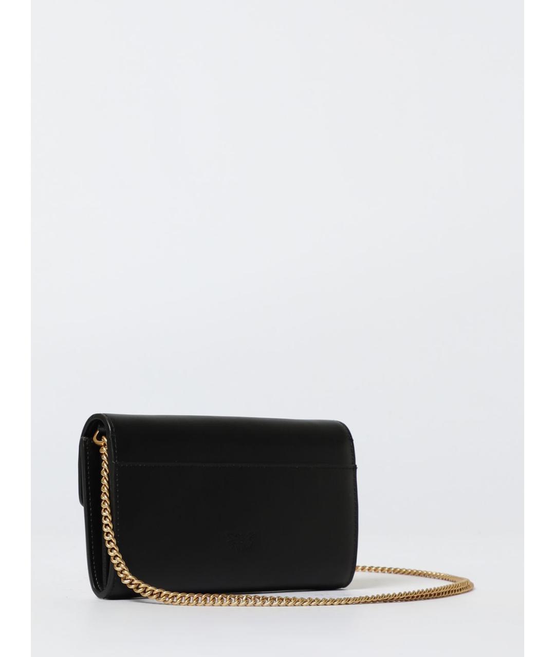 PINKO Черный кожаный кошелек, фото 2