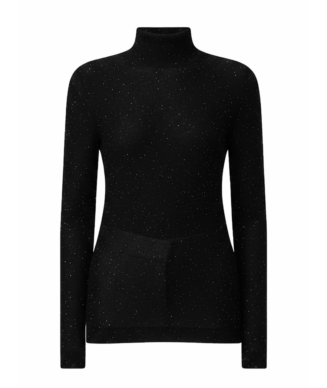 FABIANA FILIPPI Черная шерстяная водолазка, фото 1