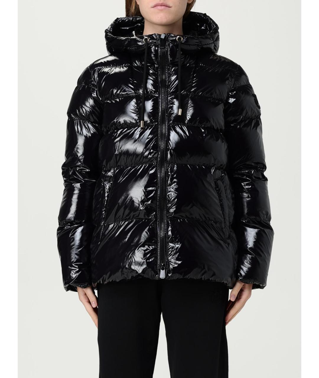 PINKO Черная полиамидовая куртка, фото 2