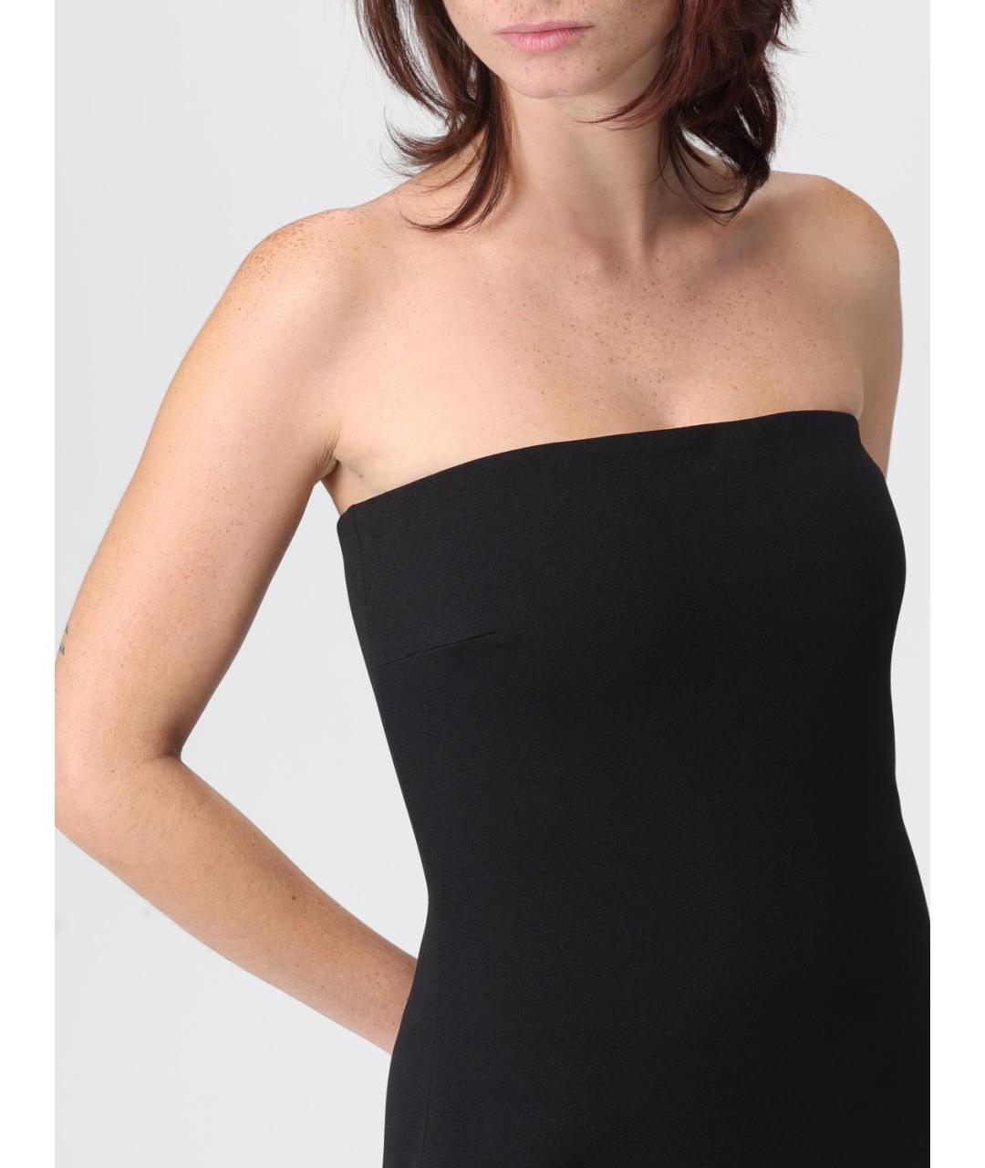 SOLACE LONDON Черное полиэстеровое вечернее платье, фото 5