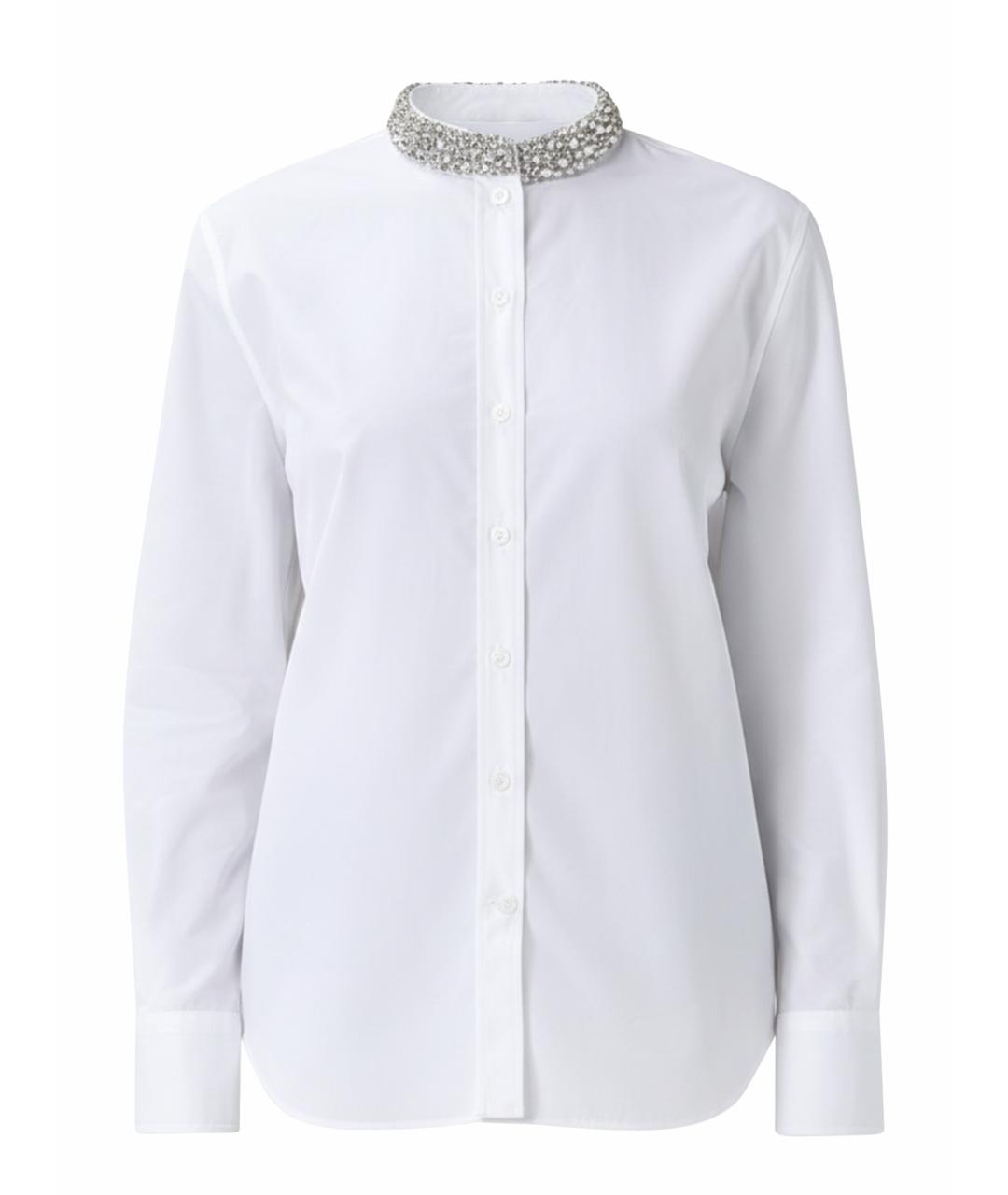 ALEXANDER MCQUEEN Белая хлопковая рубашка, фото 1