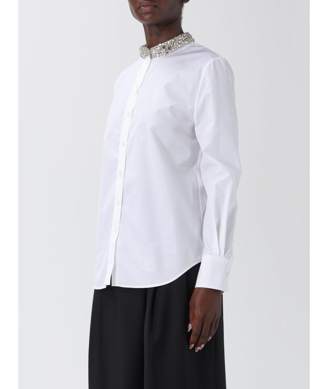 ALEXANDER MCQUEEN Белая хлопковая рубашка, фото 3